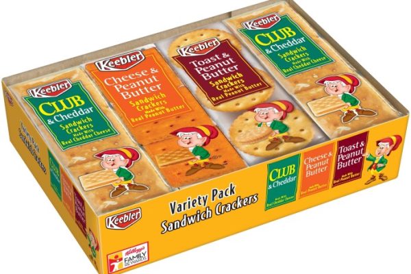 Keebler cheese and peanut butter crackers nutrition