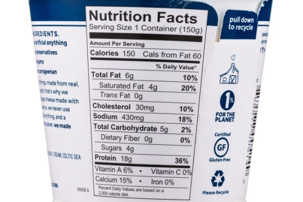 Whole milk cottage cheese nutrition